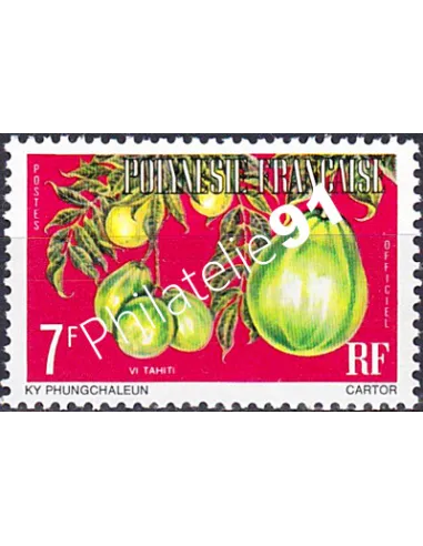 POLYNESIE, Service n° 5A, Collection timbres Dom-Tom