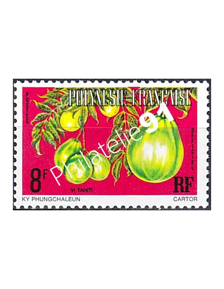 POLYNESIE, Service n° 6A, Collection timbres Dom-Tom