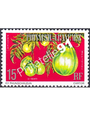 POLYNESIE, Service n° 8A, Collection timbres Dom-Tom