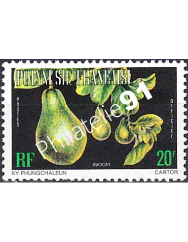 POLYNESIE, Service n° 10A, Collection timbres Dom-Tom