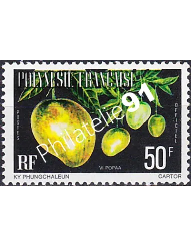 POLYNESIE, Service n° 13A, Collection timbres Dom-Tom