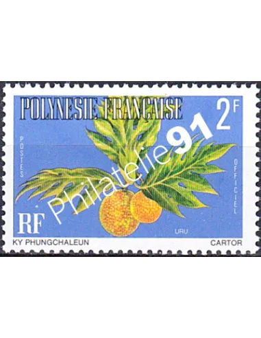 POLYNESIE, Service n° 2B, Collection timbres Dom-Tom
