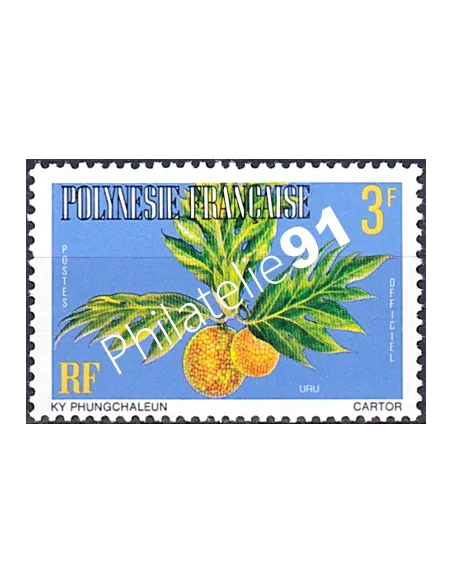 POLYNESIE, Service n° 3B, Collection timbres Dom-Tom