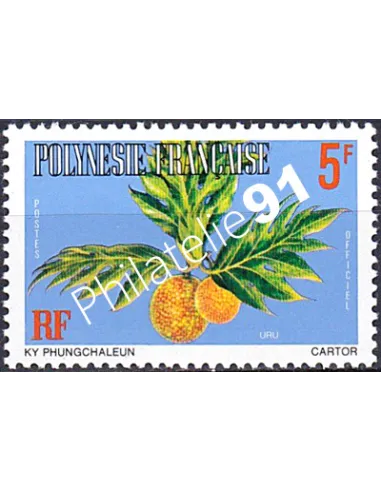 POLYNESIE, Service n° 4B, Collection timbres Dom-Tom