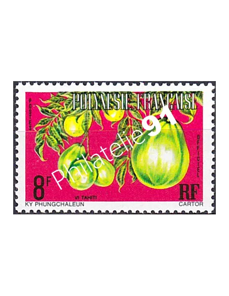 POLYNESIE, Service n° 6B, Collection timbres Dom-Tom