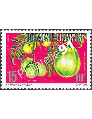 POLYNESIE, Service n° 8B, Collection timbres Dom-Tom