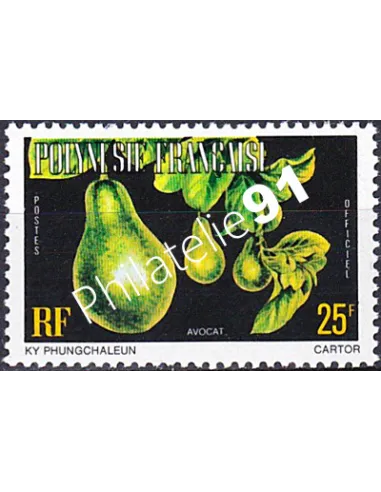 POLYNESIE, Service n° 11B, Collection timbres Dom-Tom