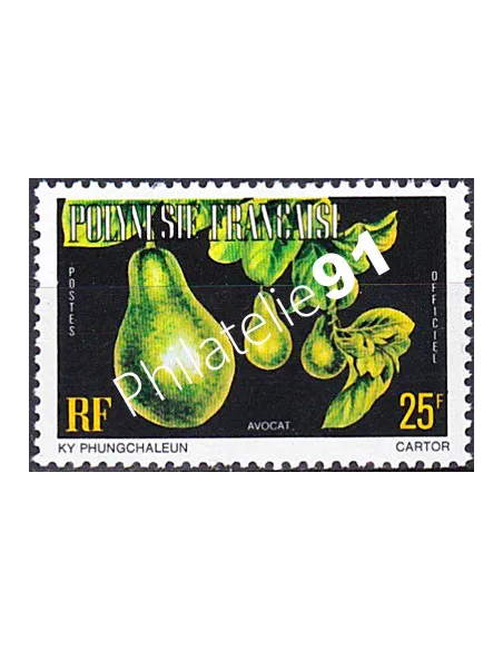 POLYNESIE, Service n° 11B, Collection timbres Dom-Tom