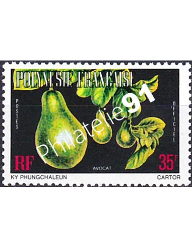 POLYNESIE, Service n° 12B, Collection timbres Dom-Tom