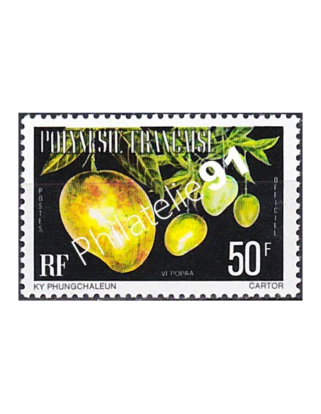 POLYNESIE, Service n° 13B, Collection timbres Dom-Tom