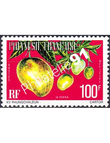 POLYNESIE, Service n° 14B, Collection timbres Dom-Tom
