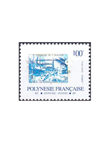 POLYNESIE, Service n° 24a, Collection timbres Dom-Tom
