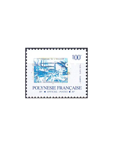 POLYNESIE, Service n° 24a, Collection timbres Dom-Tom