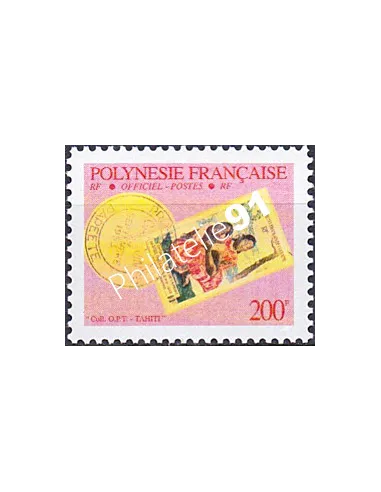 POLYNESIE, Service n° 25a, Collection timbres Dom-Tom