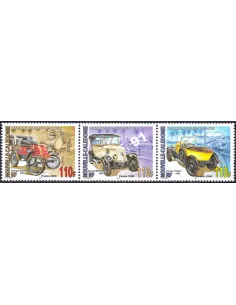 Nouvelle-Calédonie, n° 970 à 972, voitures, collection timbres Dom Tom