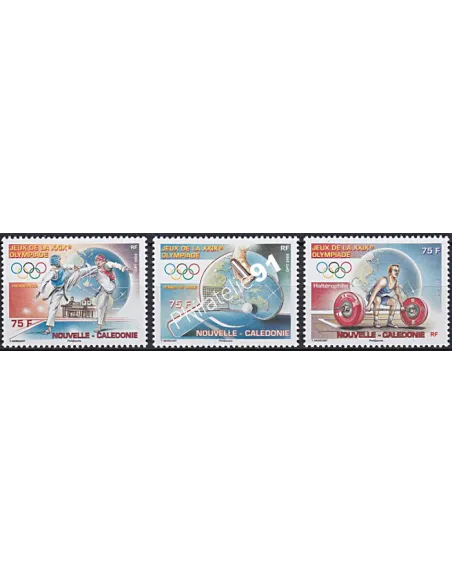 NOUVELLE CALEDONIE, n° 1048 à 1050, collection timbres Dom-Tom