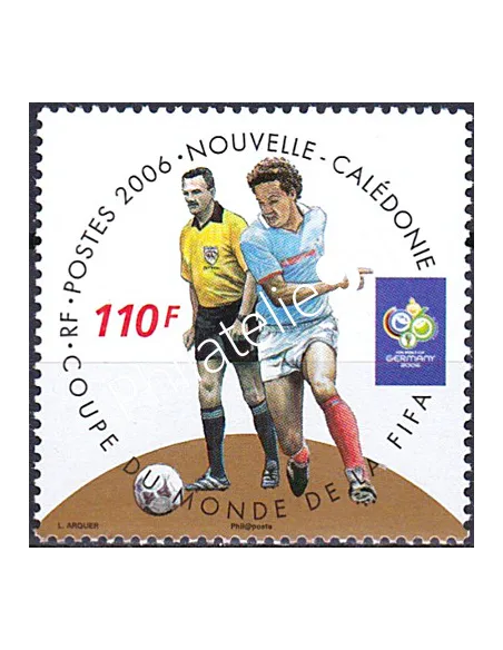 Nouvelle-Calédonie, n° 977, football, collection timbres Dom Tom