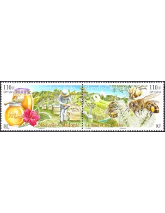 Nouvelle-Calédonie, n° 1199-1200, abeilles, collection timbres Dom Tom