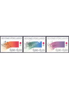Finlande, n° 763 à 765, timbres d'Europe