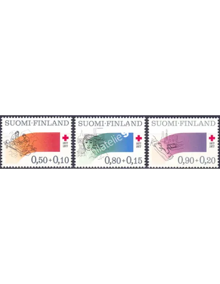 Finlande, n° 763 à 765, timbres d'Europe