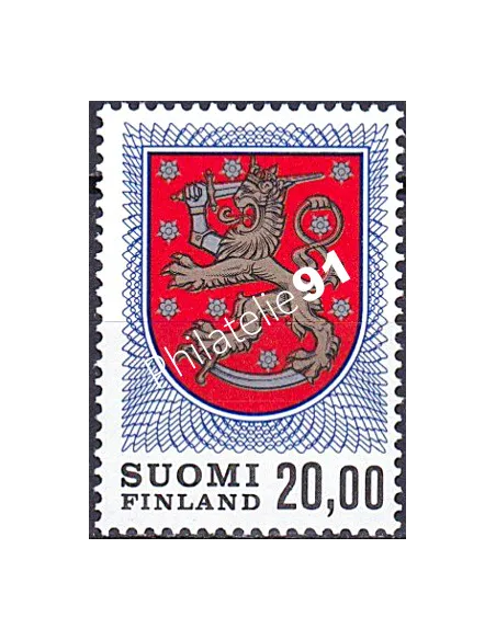 Finlande, n° 787, timbres d'Europe