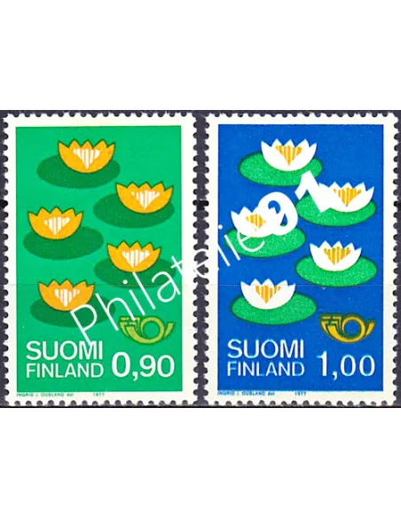 Finlande, n° 767 à 768, timbres d'Europe