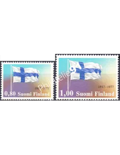 Finlande, n° 783 à 784, timbres d'Europe
