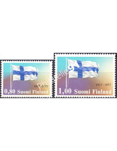 Finlande, n° 783 à 784, timbres d'Europe