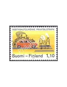 Finlande, n° 813, timbres d'Europe