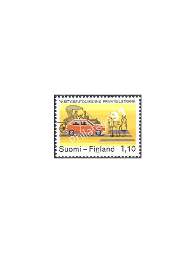 Finlande, n° 813, timbres d'Europe