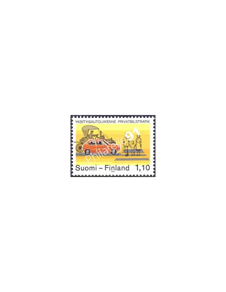 Finlande, n° 813, timbres d'Europe