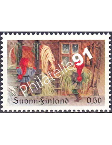 Finlande, n° 824, timbres d'Europe