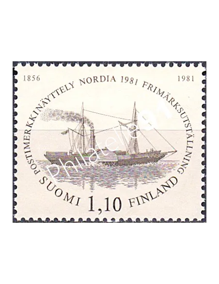 Finlande, n° 844, timbres d'Europe