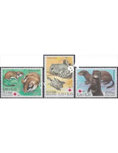Finlande, n° 877 à 879, timbres d'Europe