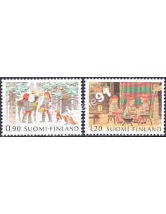 Finlande, n° 880 à 881, timbres d'Europe