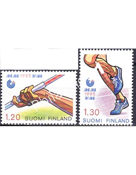 Finlande, n° 893 à 894, timbres d'Europe