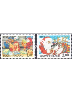 Finlande, n° 1090 à 1091, timbres d'Europe