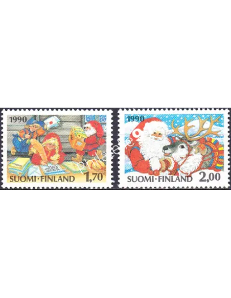 Finlande, n° 1090 à 1091, timbres d'Europe