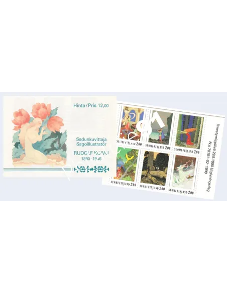Finlande, Carnet n° 1080, timbres d'Europe