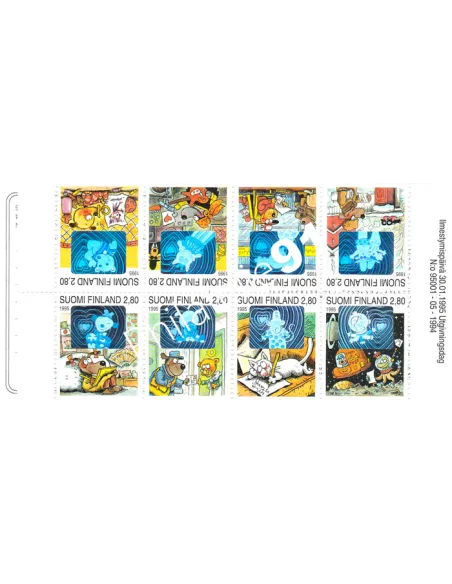 Finlande, Carnet n° 1242, timbres d'Europe