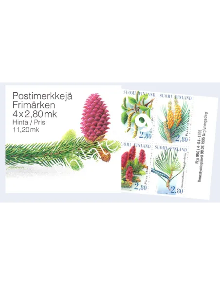 Finlande, Carnet n° 1271, timbres d'Europe