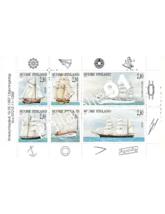 Finlande, Carnet n° 1351, timbres d'Europe