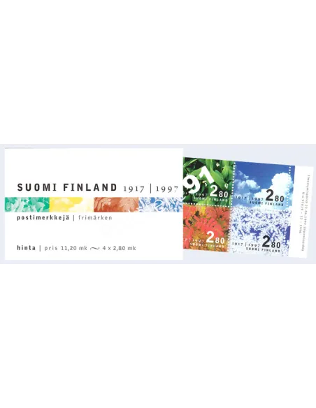 Finlande, Carnet n° 1358, timbres d'Europe