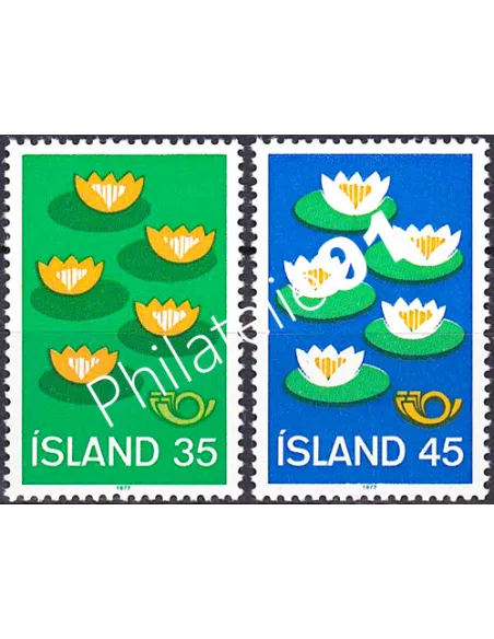 Islande, n° 473 à 474, timbres d'Europe