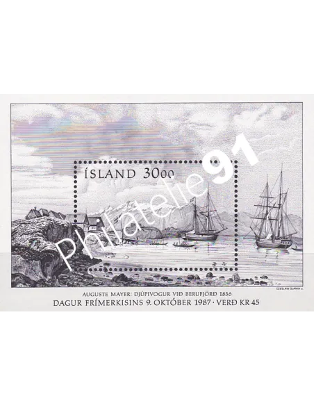 Islande, BF n° 8, collection timbres d'Europe