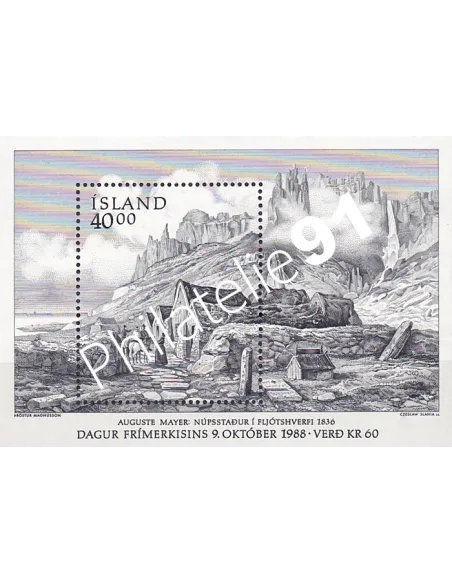 Islande, BF n° 9, collection timbres d'Europe
