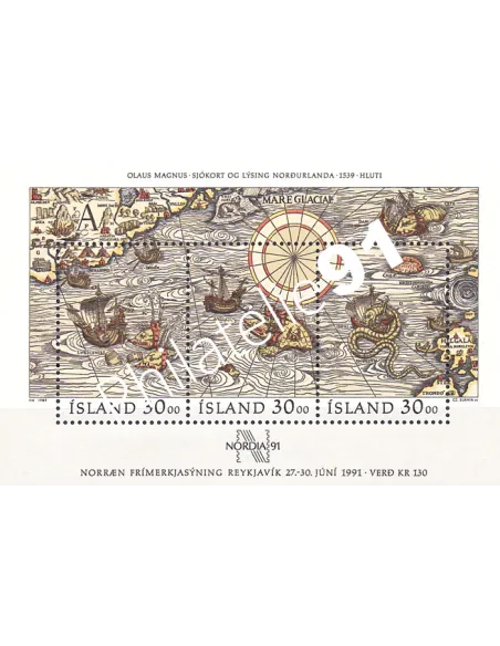 Islande, BF n° 10, collection timbres d'Europe