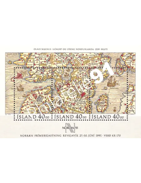 Islande, BF n° 11, collection timbres d'Europe