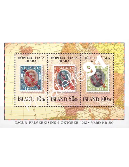 Islande, BF n° 14, collection timbres d'Europe