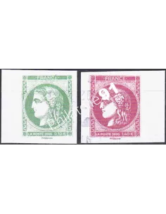 n° 5450 à 5451, Issus de carnet, Collection Timbres France